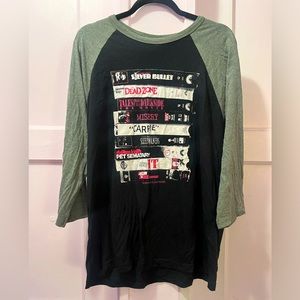 Stephen King - VHS stack - Long Sleeve - Size XL